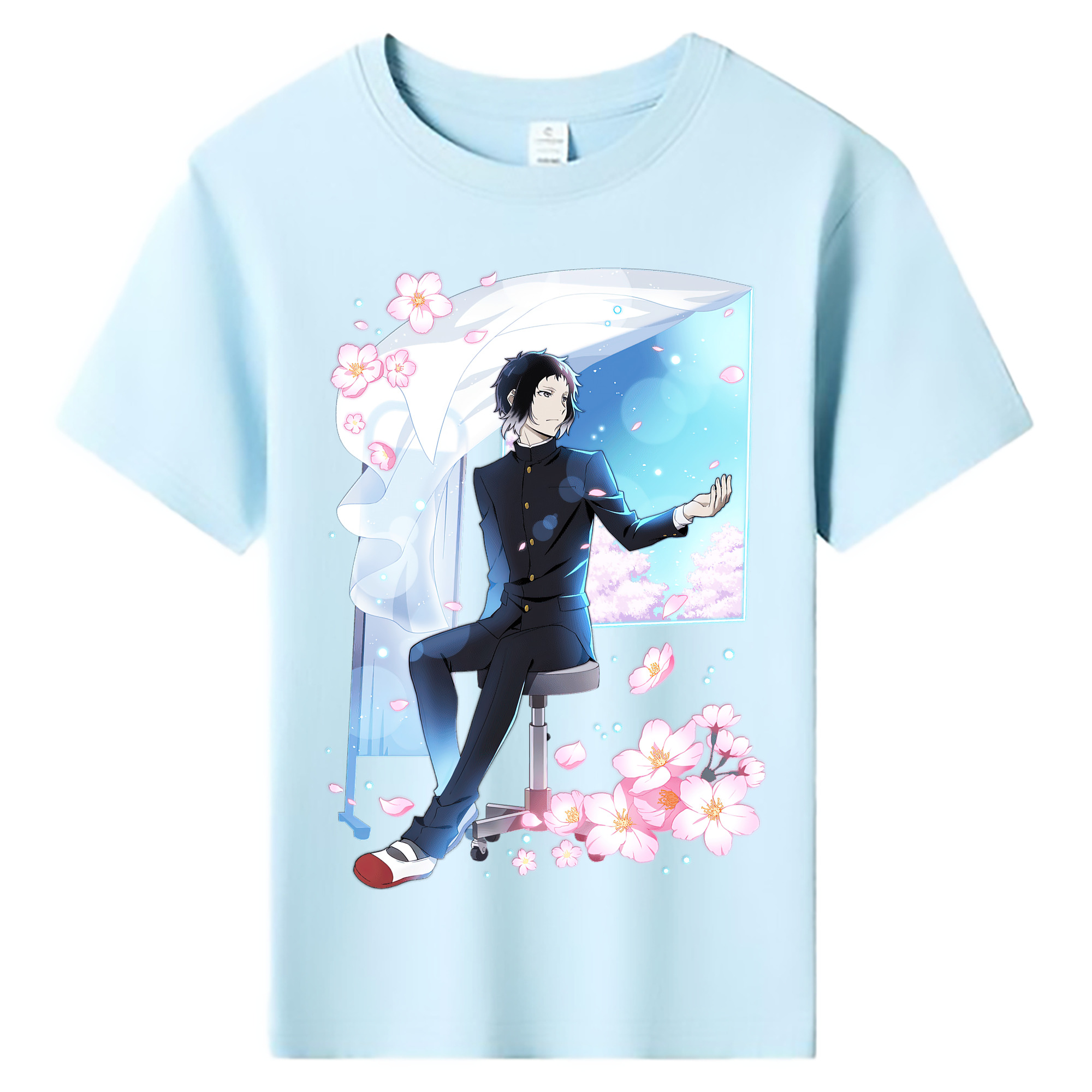 （画像用） 文豪ストレイドッグス Bungo Stray Dogs 綿100％キッズTシャツ（フロントプリント）